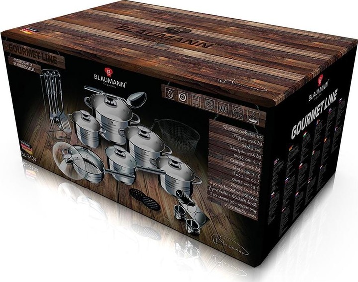 Actual product image Blaumann Gourmet Line (Pot, Stainless steel)