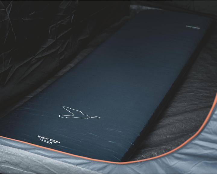 Actual product image Easy Camp Skylark Mat Single 10cm, Blue 300075 (blau, Modell 2025)