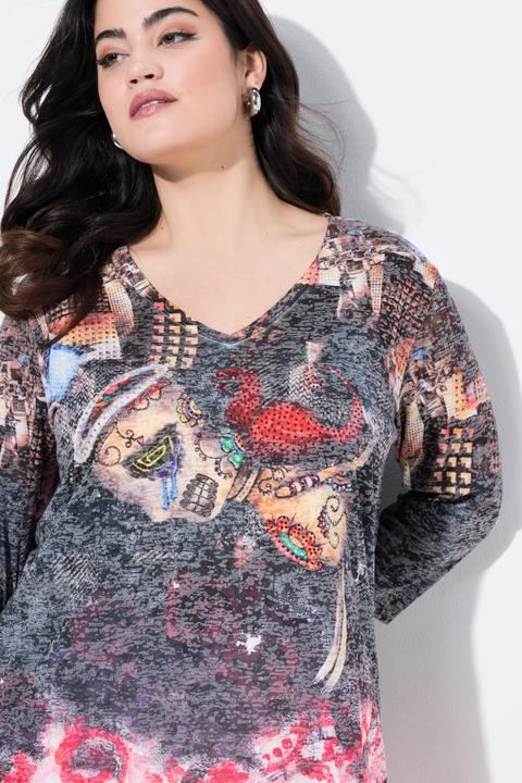 Produktbild Angel of Style T-Shirt, A-Linie, Patch-Muster (50)
