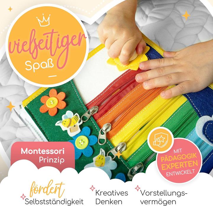Produktbild Zoula kidz Busy Board Activity Buch für Kleinkinder