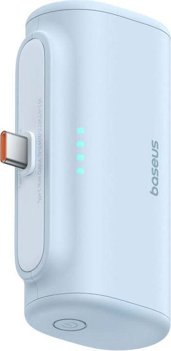 Image du produit Baseus Powerbank Compact USB-C 5000mAh, 20W (bleu) (5000 mAh, 20 W, 18 Wh)