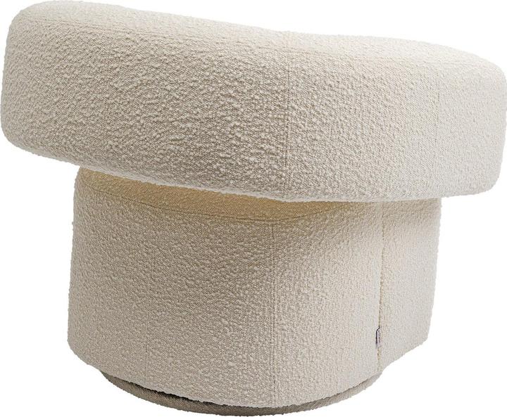Actual product image Kare Design Swivel Armchair Maye Cream