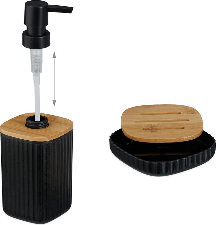 Actual product image Relaxdays Bathroom-Accessory Set