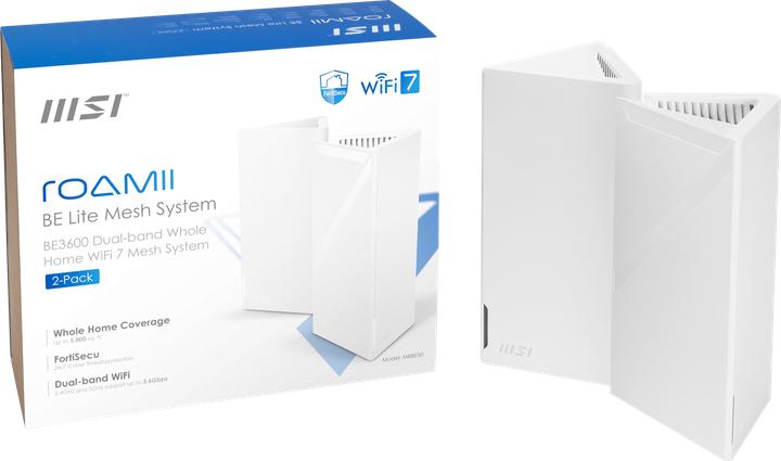 Image du produit MSI Roamii Be Lite Wifi 7 Mesh System 2 Pack