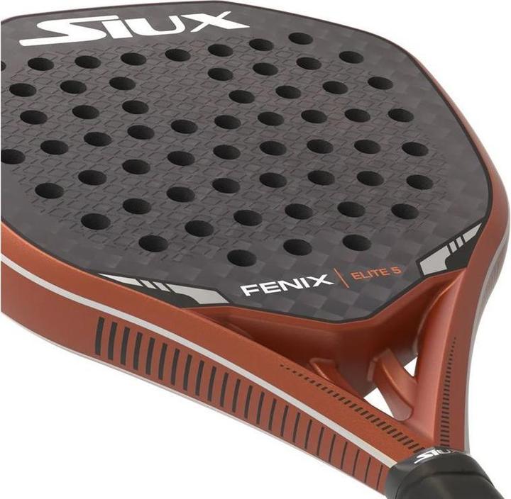 Produktbild Siux Paddelschläger Fenix Elite 5 2025 Orange Carbonfaser