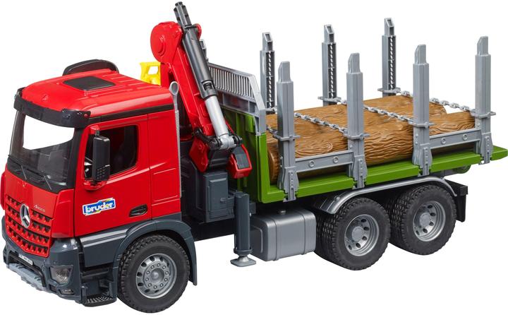 Actual product image Bruder MB Arocs timber transport truck