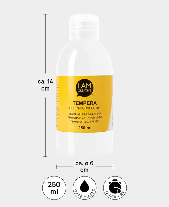 Produktbild I Am Creative Tempera, Temperafarbe auf Wasserbasis, 250 ml (250 ml)