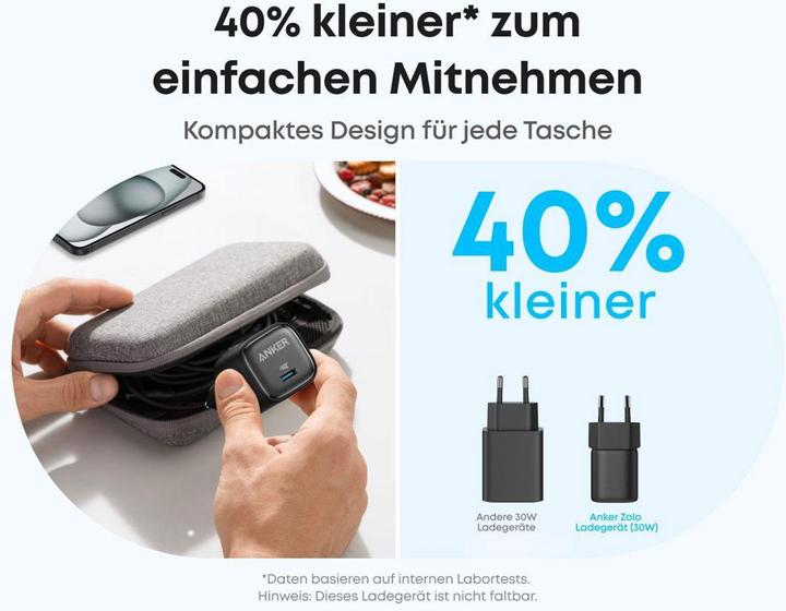 Produktbild Anker 30W USB-C charger 1x USB-C (30 W)