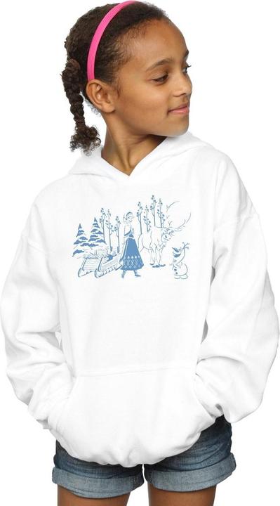 Image du produit Disney - Sweat à capuche FROZEN - Fille (104)
