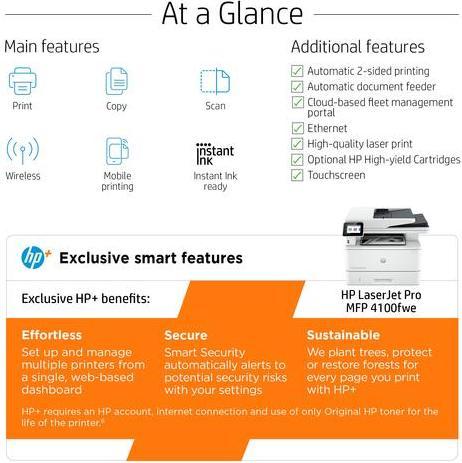 Produktbild HP 4102fdwe LaserJet Pro (Laser, Schwarz-Weiss)