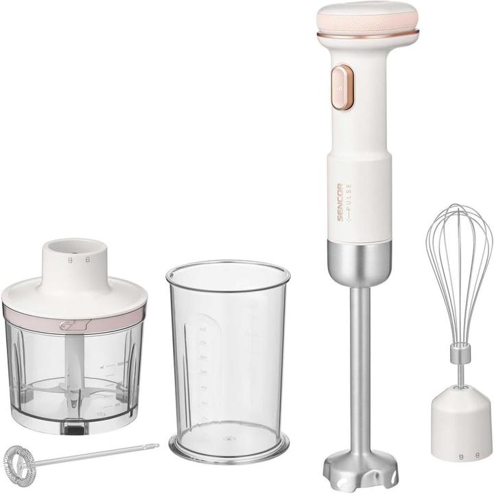 Image du produit Sencor Mixeur plongeant sans fil avec batterie amovible et accessoires