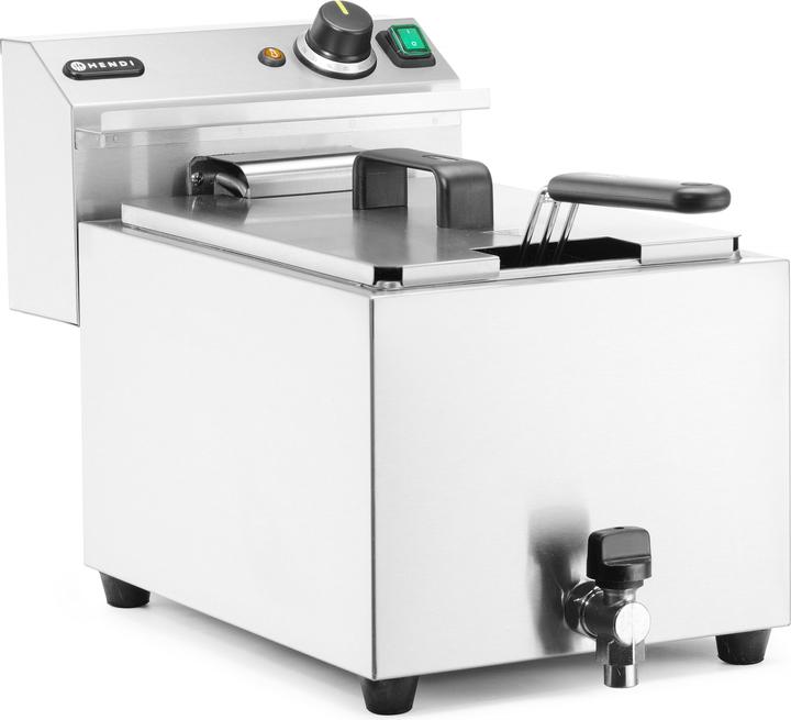 Actual product image Hendi Deep Fryer with Drain Tap 10 l 400V 6600W