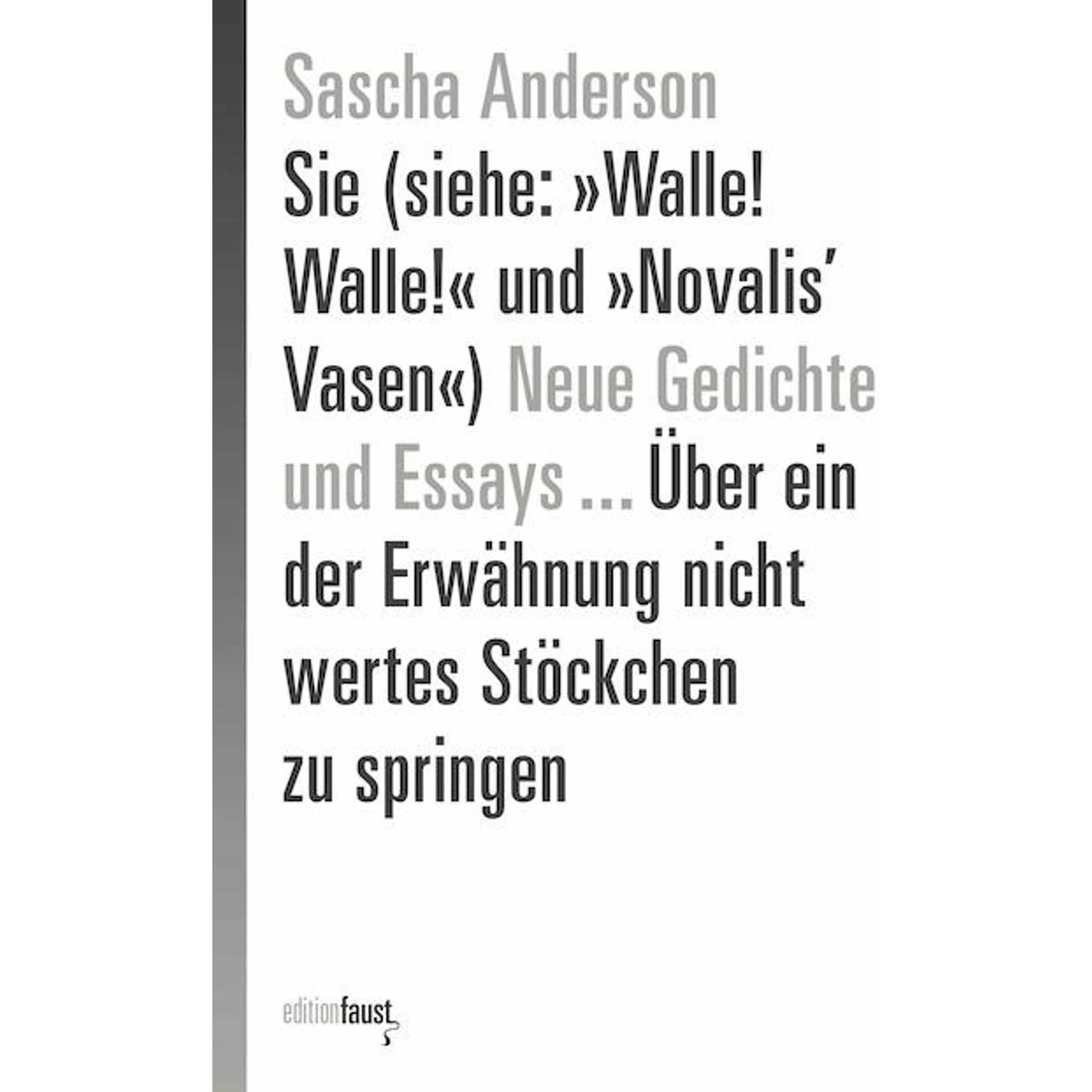 Sascha Anderson, Belletristik von Sascha Anderson