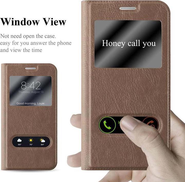 Produktbild Cadorabo Book mit View Doppelfenster Cover (Samsung Galaxy Note 5)