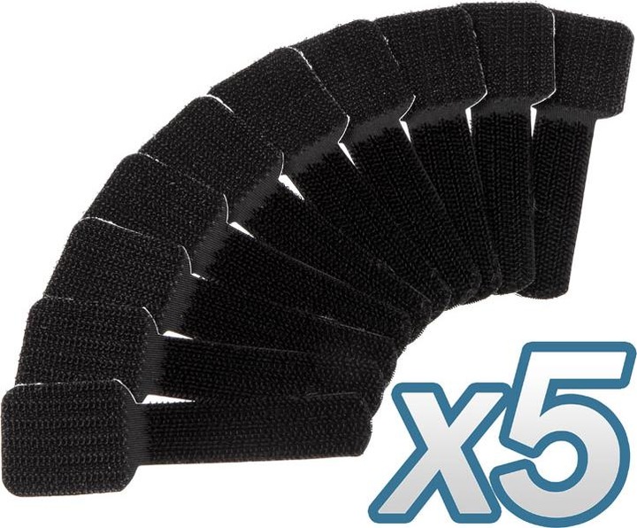 Image du produit Label-the-cable Porte-câble à velcro (Serre-câbles velcro, 90 mm, 50 pcs)