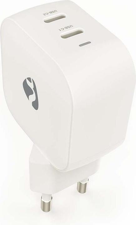 Actual product image Nedis Netzladegerät | 35 W | GaN | PD3.0 | Schnellladefunktion | 1.75 / 2.33 / 2.92 / 3.0 A | Anzahl (35 W, 2 ports)