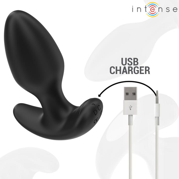 Immagine prodotto Intense Joey Plug Anale 10 Vibrazioni Nero Telecomando