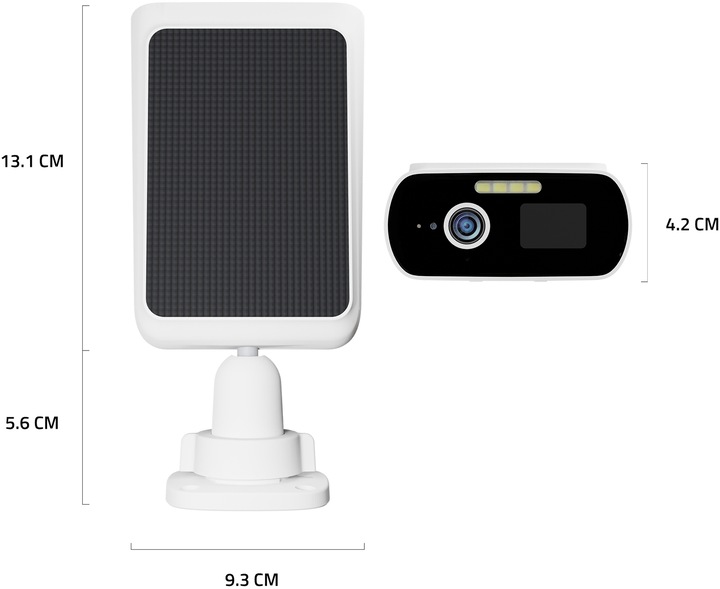 Image du produit Hombli Caméra solaire intelligente (2560 x 1440 Pixels)