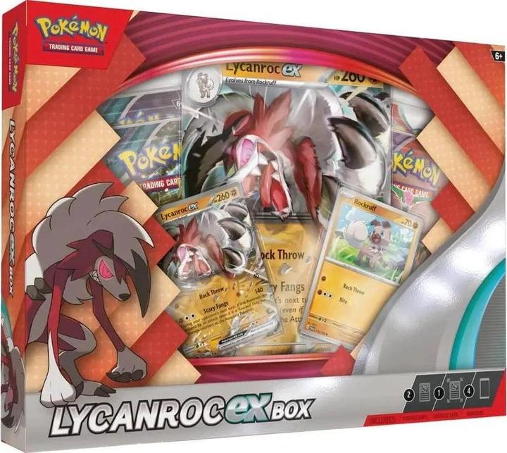Produktbild Pokémon P-EN Lycanroc ex Box (Englisch)