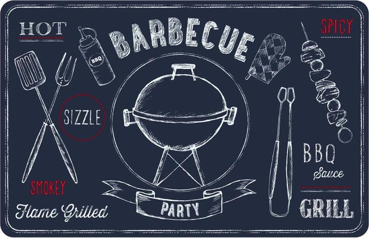 D-C-Fix Tischset Barbecue 1 Stück, 29 cm x 44 (1 Stk., 44 x 29 cm)