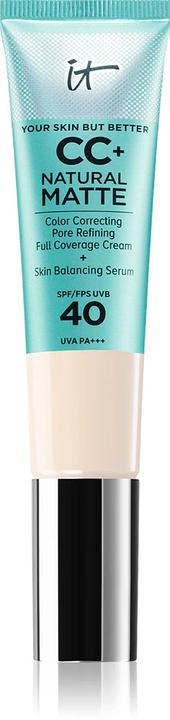 Image du produit It Cosmetics Cc Natural Matte Cream Makeup Spf 40 Fair Ivory 32ml (Ivoire clair, 32 ml)