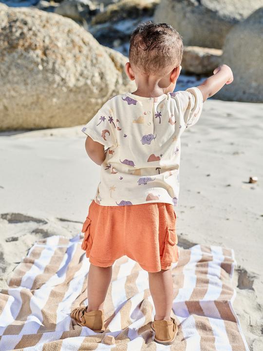 Produktbild Vertbaudet Bio-Kollektion: Baby Cargo-Shorts aus Sweatware (80)