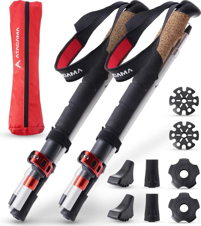 Atacama Bâtons de randonnée télescopiques, Flip Lock 110-135 cm (110 - 135 cm)