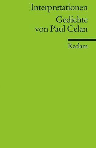 Actual product image Interpretationen: Gedichte von Paul Celan (German, Hans-Michael Speier, 2002)
