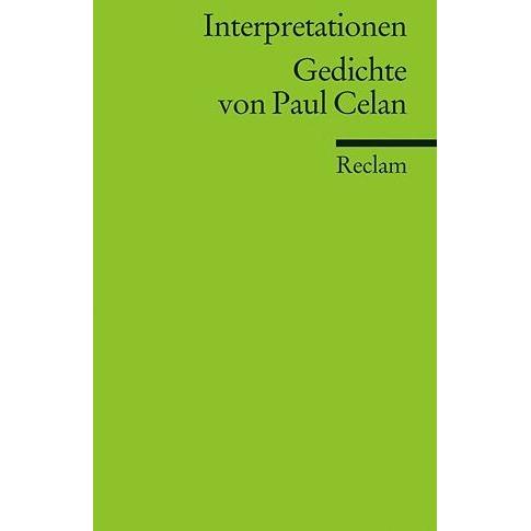 Thumbnail - Interpretationen: Gedichte von Paul Celan, Schulbücher von Hans-Michael Speier