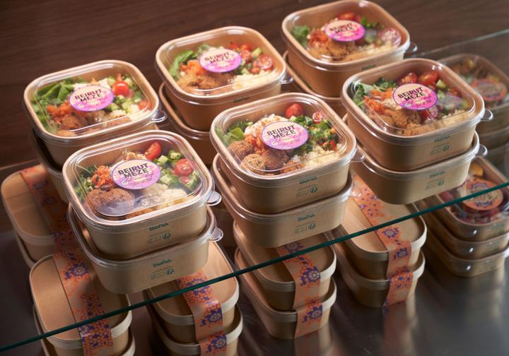 Image du produit Biopak Saladier Brick Box Medium 500 ml, Marron, 50 pièces (50 x)