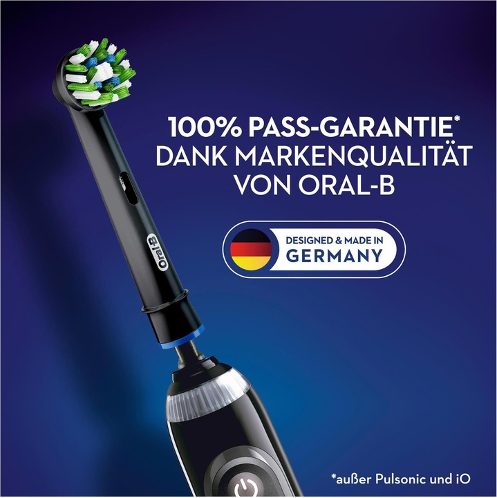 Actual product image Oral-B CrossAction Black with CleanMaximiser Technology Electric Toothbrush Heads (10 x)