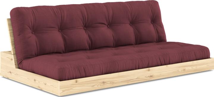 101 Clear Lacquered Pine / 710 Bordeaux