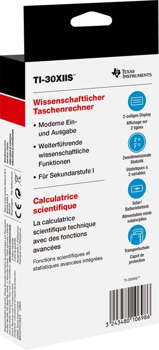 Produktbild TI 30xiis (Batterien, Solarzellen)