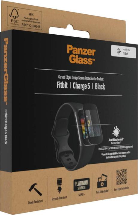 Produktbild PanzerGlass Screen Protector Fitbit Charge 6 | 5