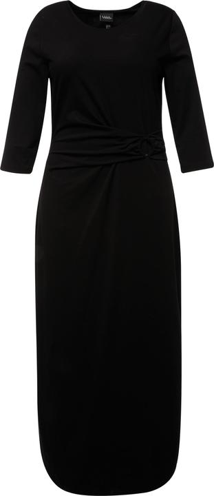 Actual product image Ulla Popken Scoop Neck 3/4 Sleeve Maxi Dress (56)