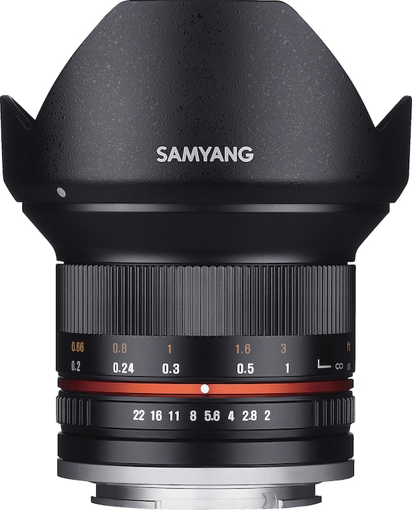 Samyang 12mm f/2.0 NCS CS, Canon M (Canon EF-M, APS-C / DX)