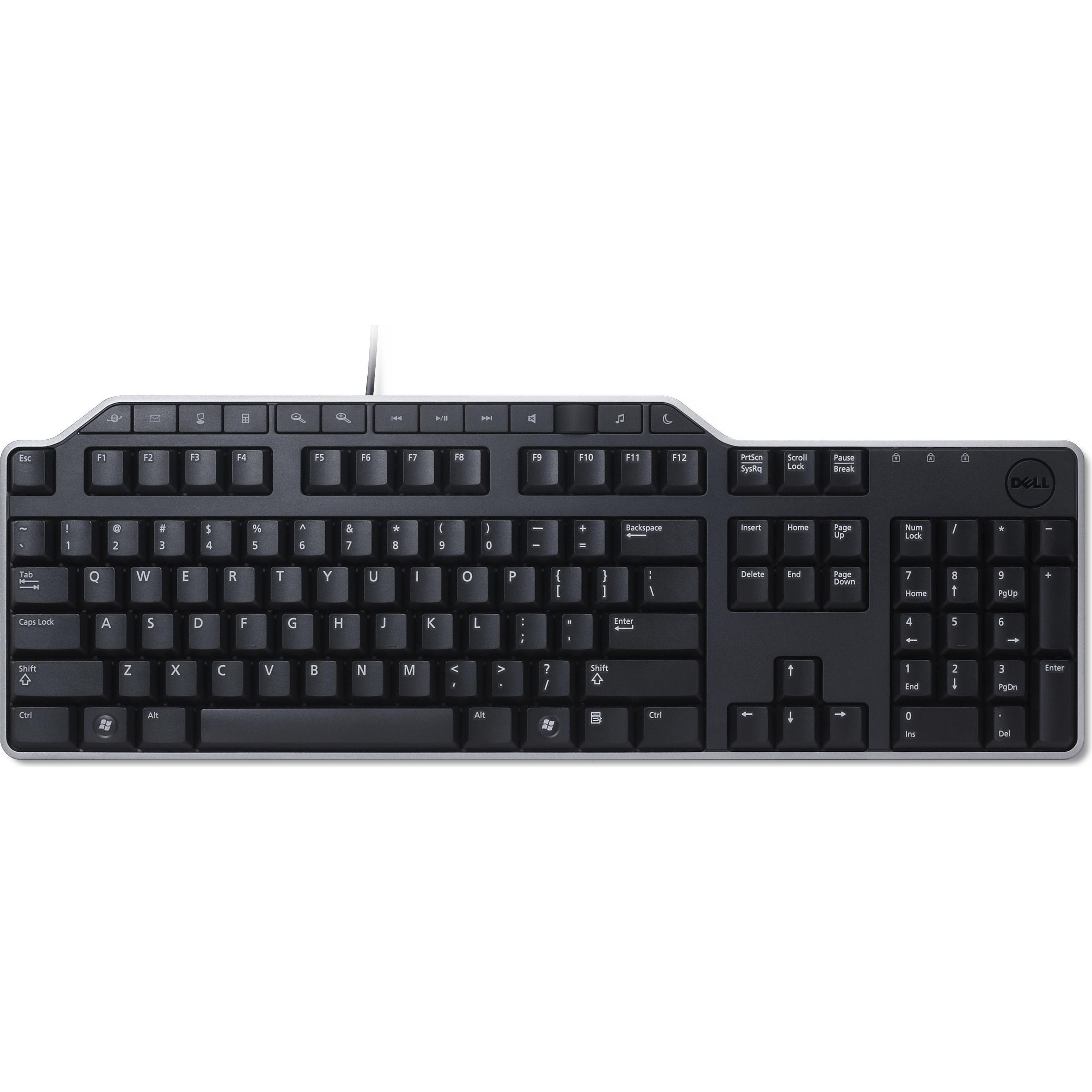 Dell Keyboard (GERMAN) (DE), Tastatur, Schwarz