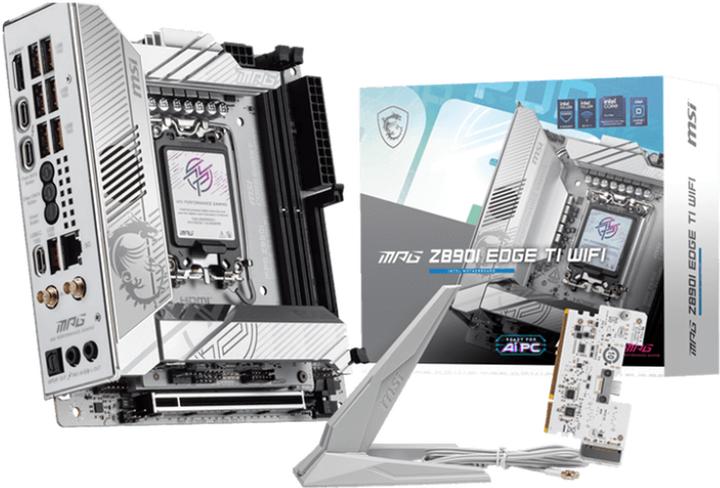 Productafbeelding MSI MPG Z890I EDGE TI WIFI (LGA 1851, Intel Z890, Mini-ITX)