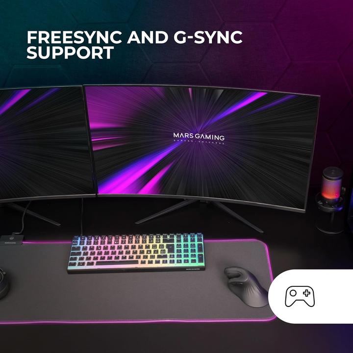 Actual product image Mars Gaming MV-27C (1920 x 1080 pixels, 27")