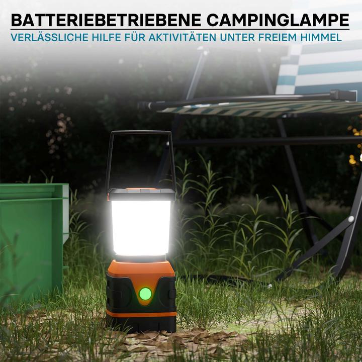 Produktbild Toboli Campinglampe batteriebetrieben LED Outdoor Lampe dimmbar Campingleuchte