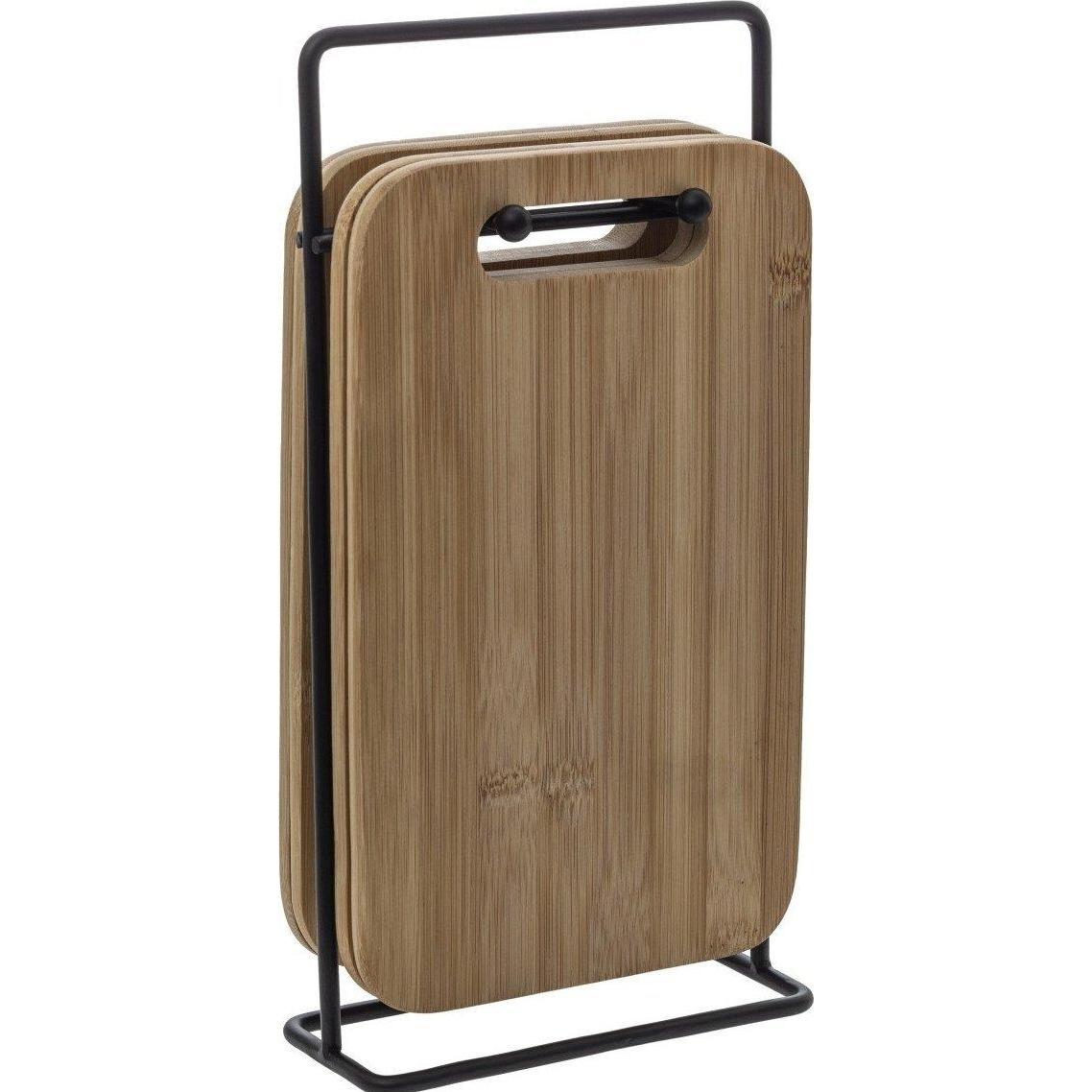 5Five Deska do krojenia bambusowa 4szt., Tagliere, Marrone