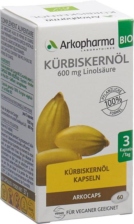 Produktbild Arkopharma Kürbiskernöl (60 Stück, Kapseln, 60 g)