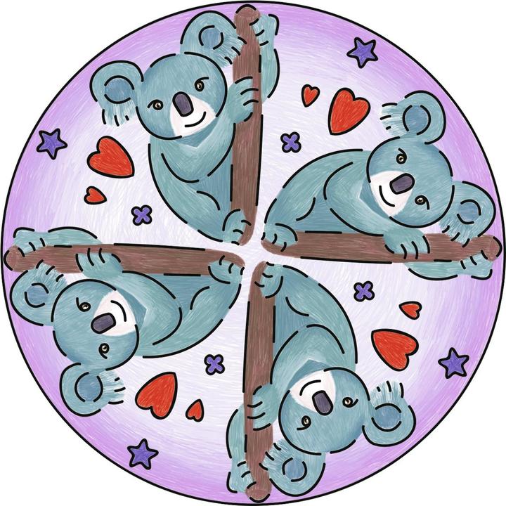 Produktbild Ravensburger Mini Mandala Designer Cute Animals