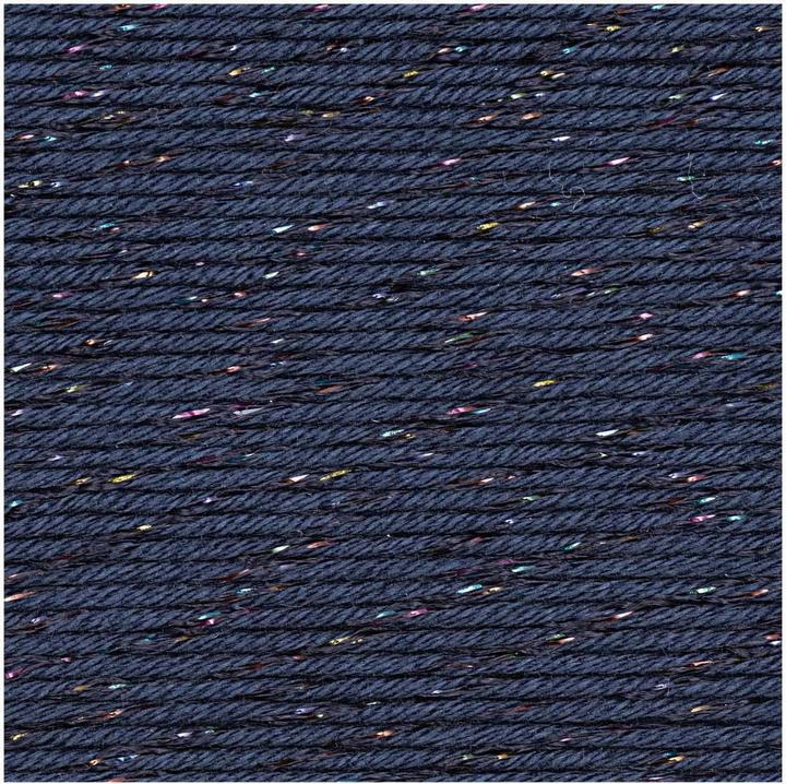 Produktbild Rico Design Wolle Essentials Cotton Glitz DK 50 g Marineblau (130 m)
