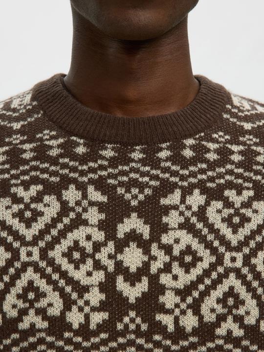 Produktbild Selected Wollmix Pullover mit Rundhalsausschnitt (L)