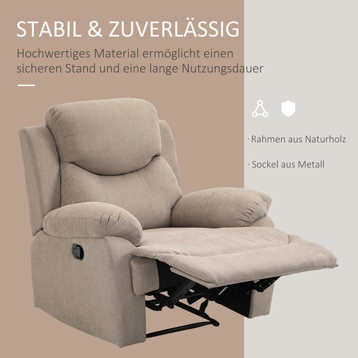 Produktbild Homcom Relaxsessel mit Liegefunktion