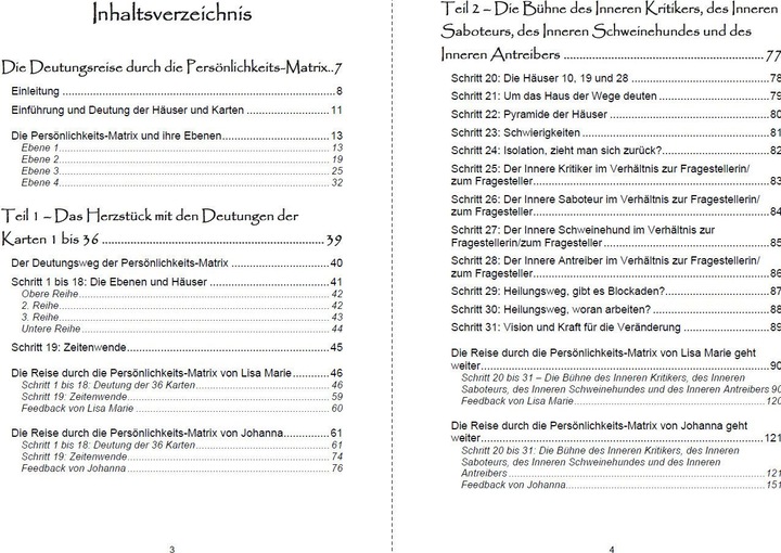 Produktbild Die Deutung der Persönlichkeits-Matrix mit Lenormandkarten (Deutsch, Andrea Rosenthal, 2021)