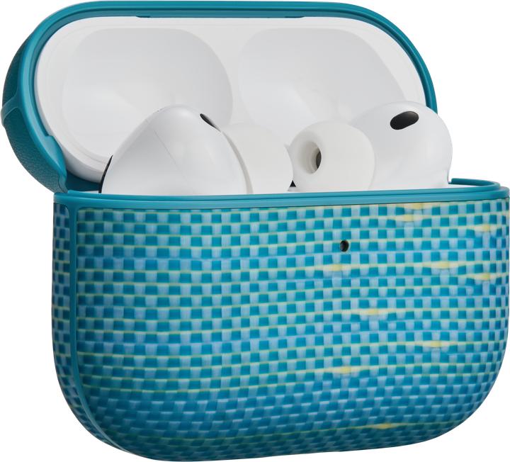 Actual product image Pitaka Aramid Fiber Magnetic Case, Lucid Blue - AirPods Pro 3 (Headphone sleeve)