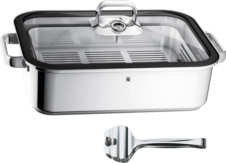 Actual product image WMF Aroma Vitalis + asparagus tongs (Casserole + Stewpot, Stainless steel)