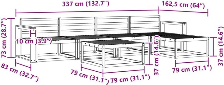 Produktbild vidaXL Sofa Set